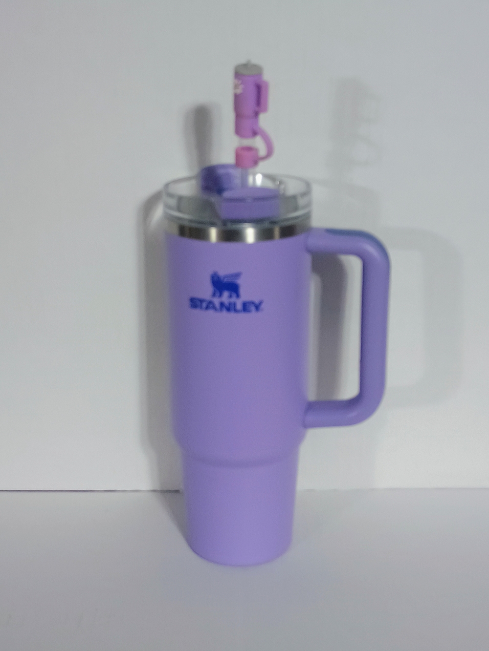 Stanley Purple 40 oz Stainless Steel Insulated Tumbler NWOP With Straw Cover